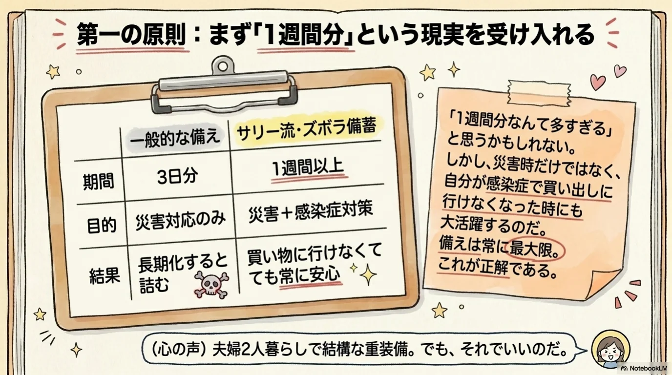 防災食三原則 解説図（4）