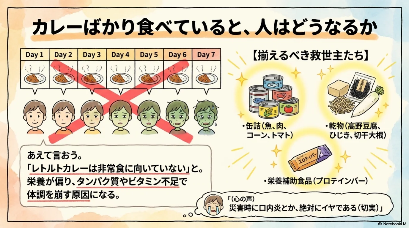 防災食三原則 解説図（5）