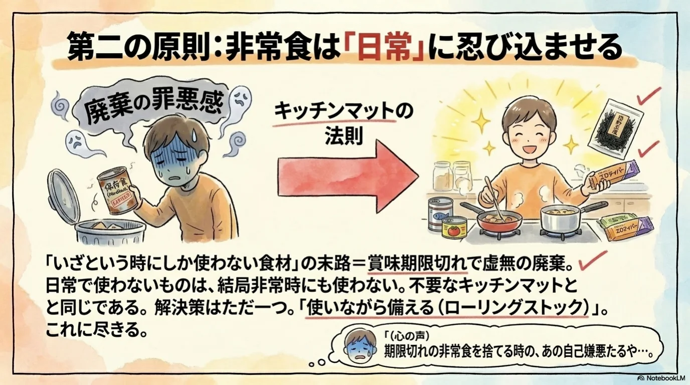 防災食三原則 解説図（7）