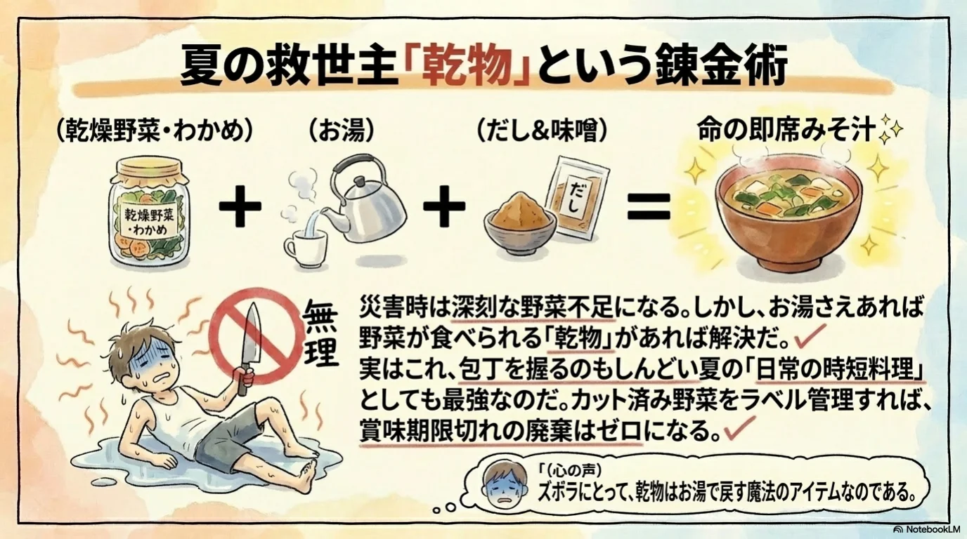 防災食三原則 解説図（8）
