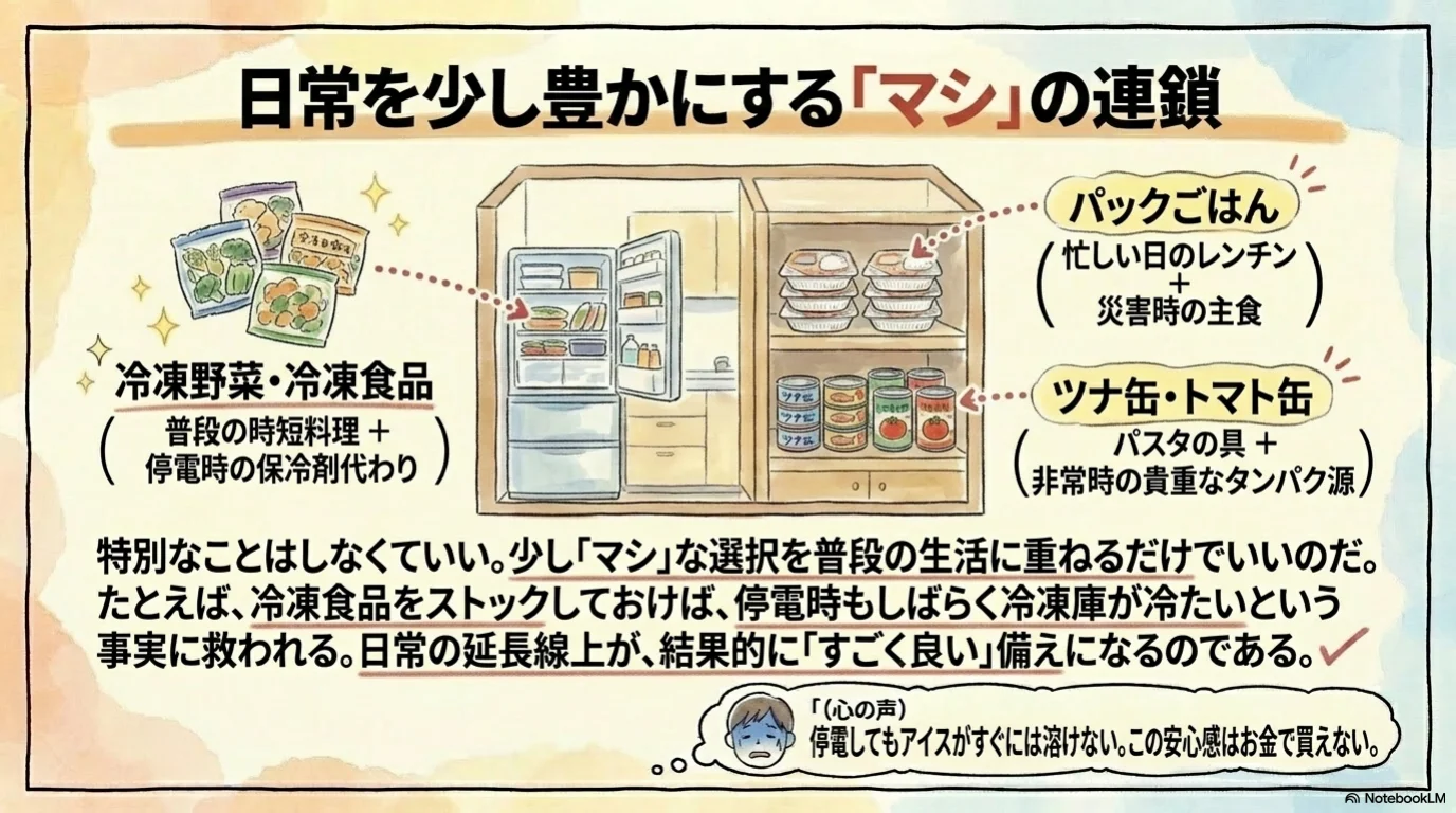 防災食三原則 解説図（9）