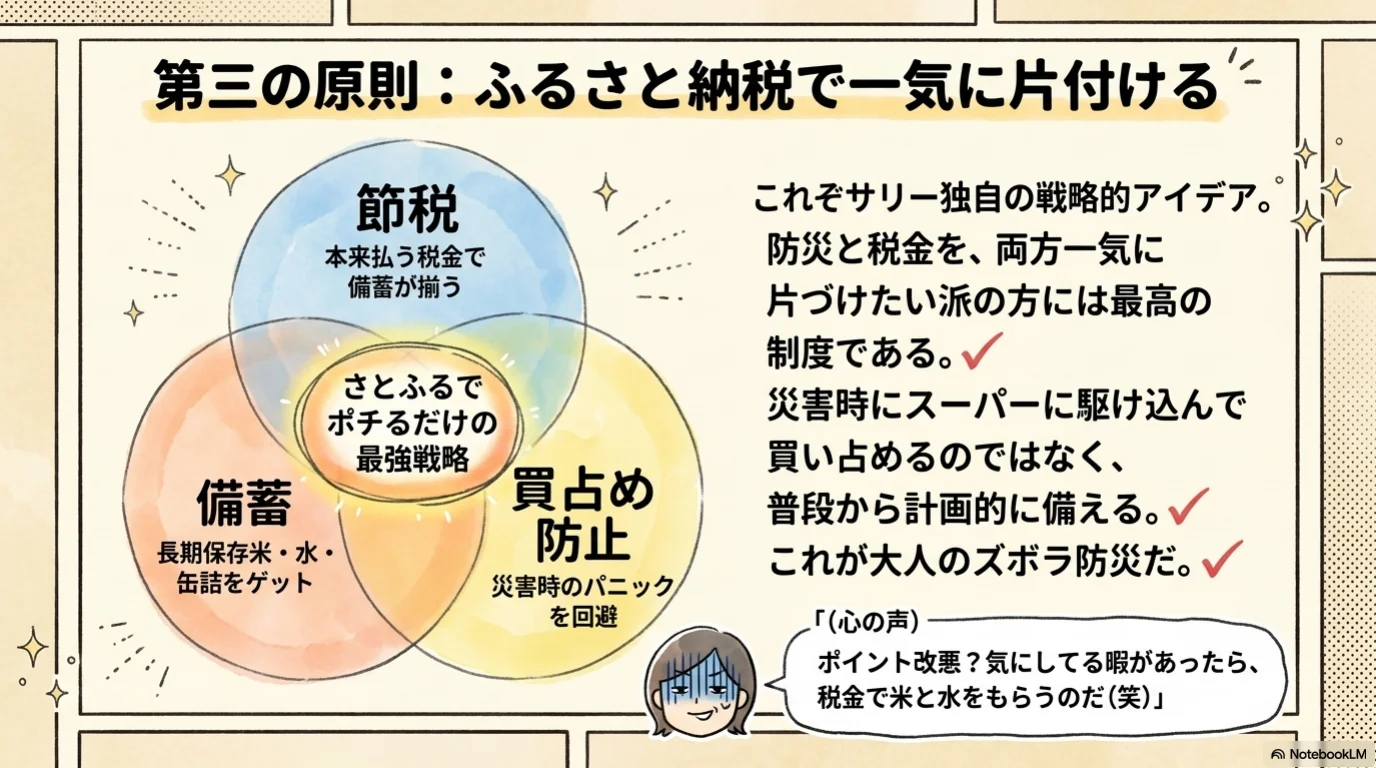 防災食三原則 解説図（10）