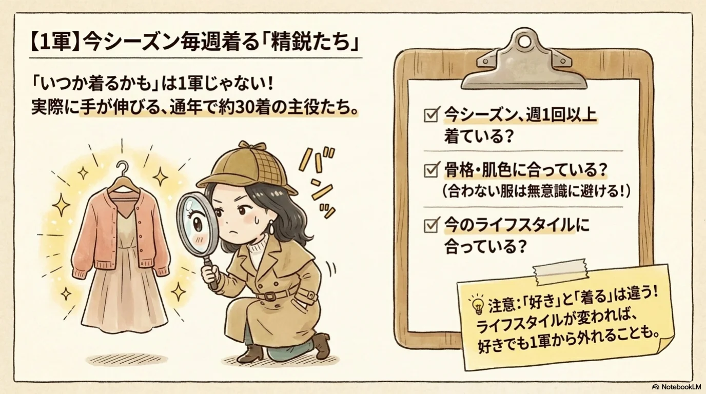 クローゼット三軍管理（5）
