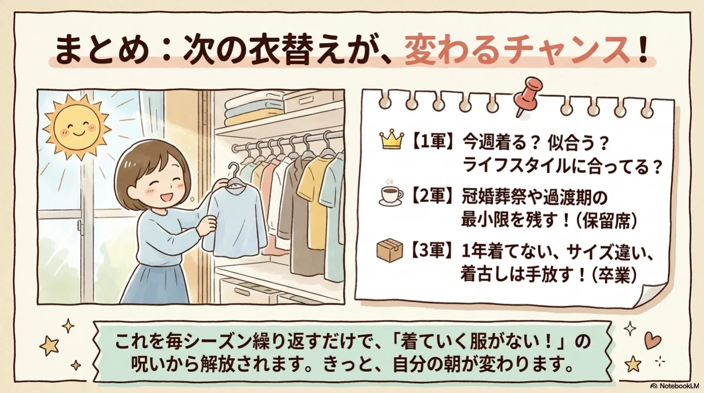 クローゼット三軍管理（11）