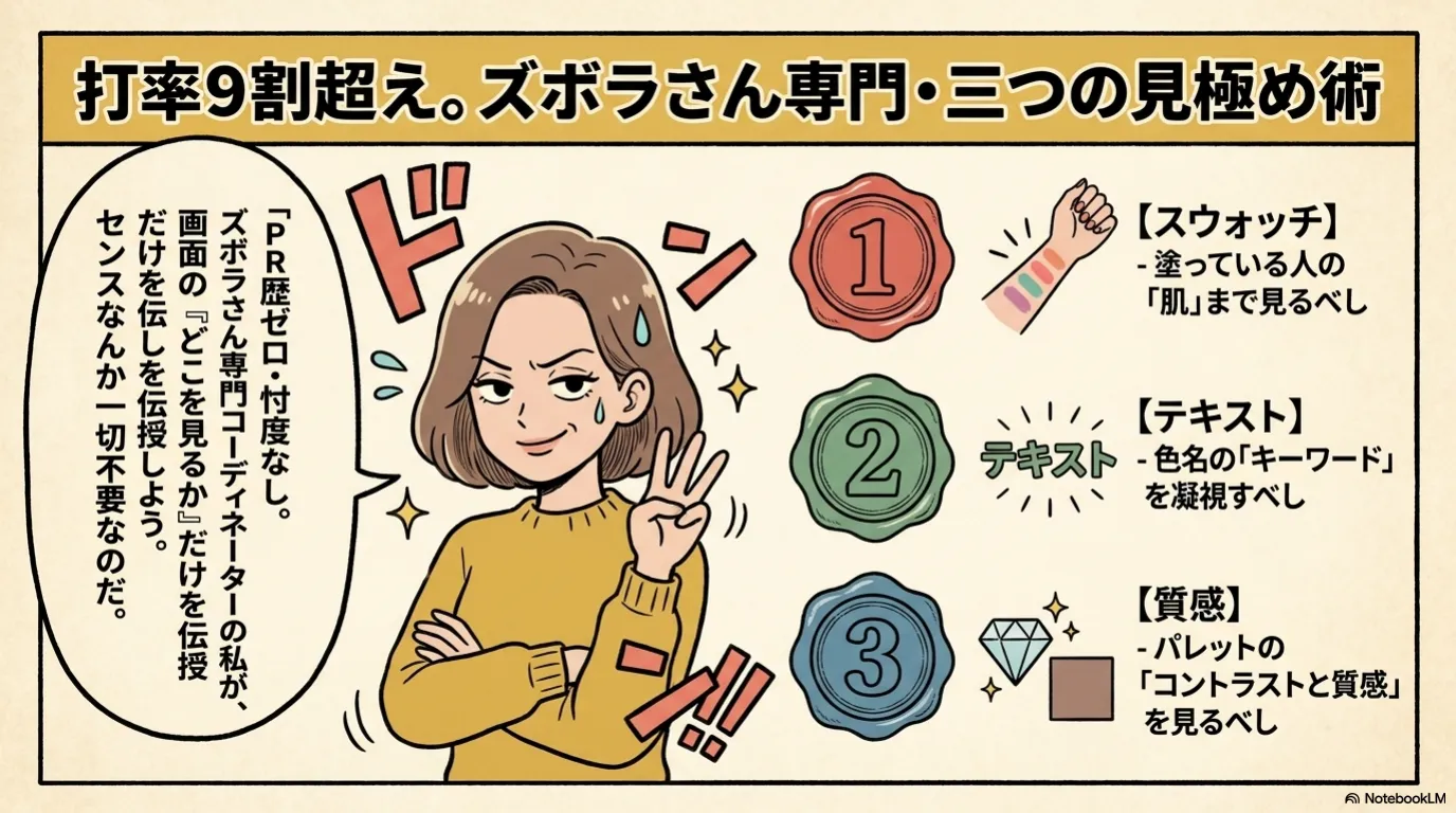 アイシャドウ三見極め（4）