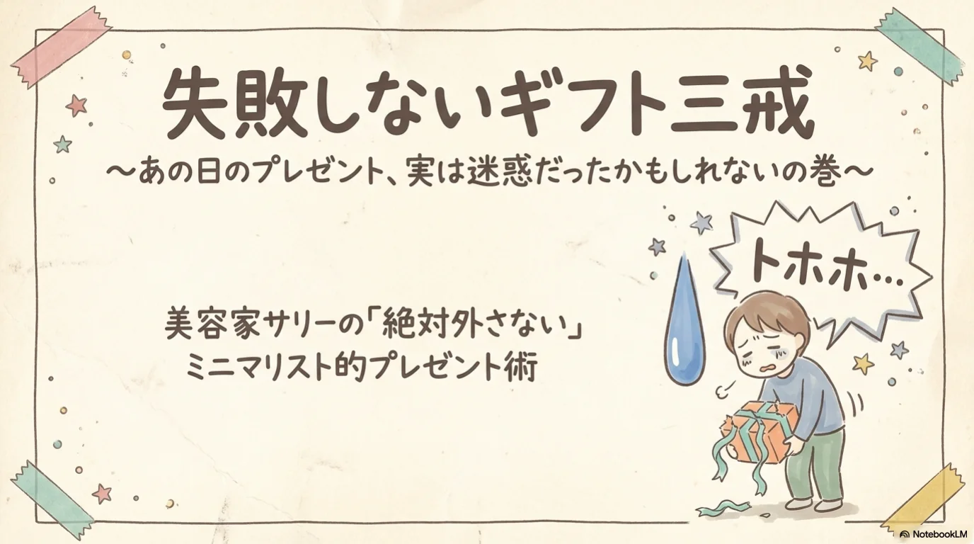 失敗しないギフト三戒