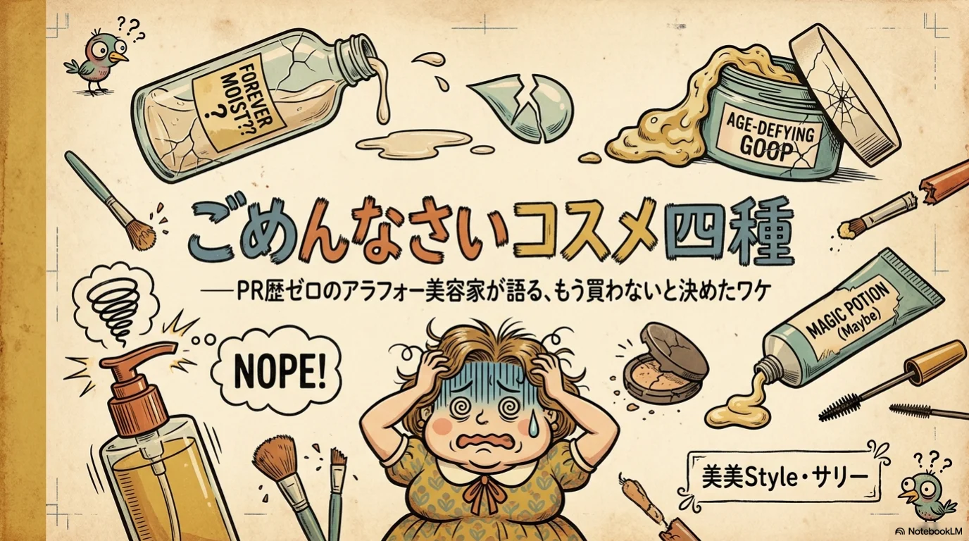ごめんなさいコスメ四種