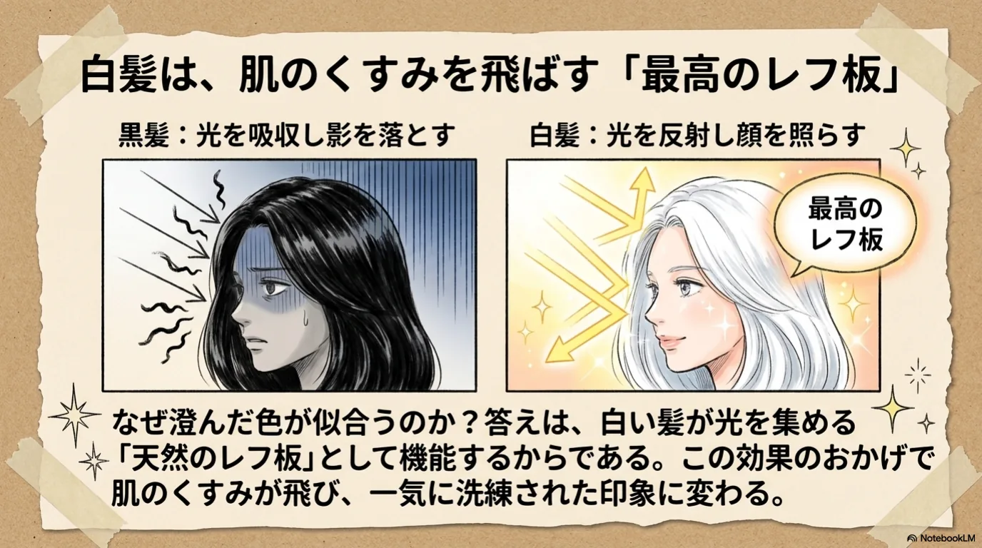 第三の真実「広がる色幅」のイラスト