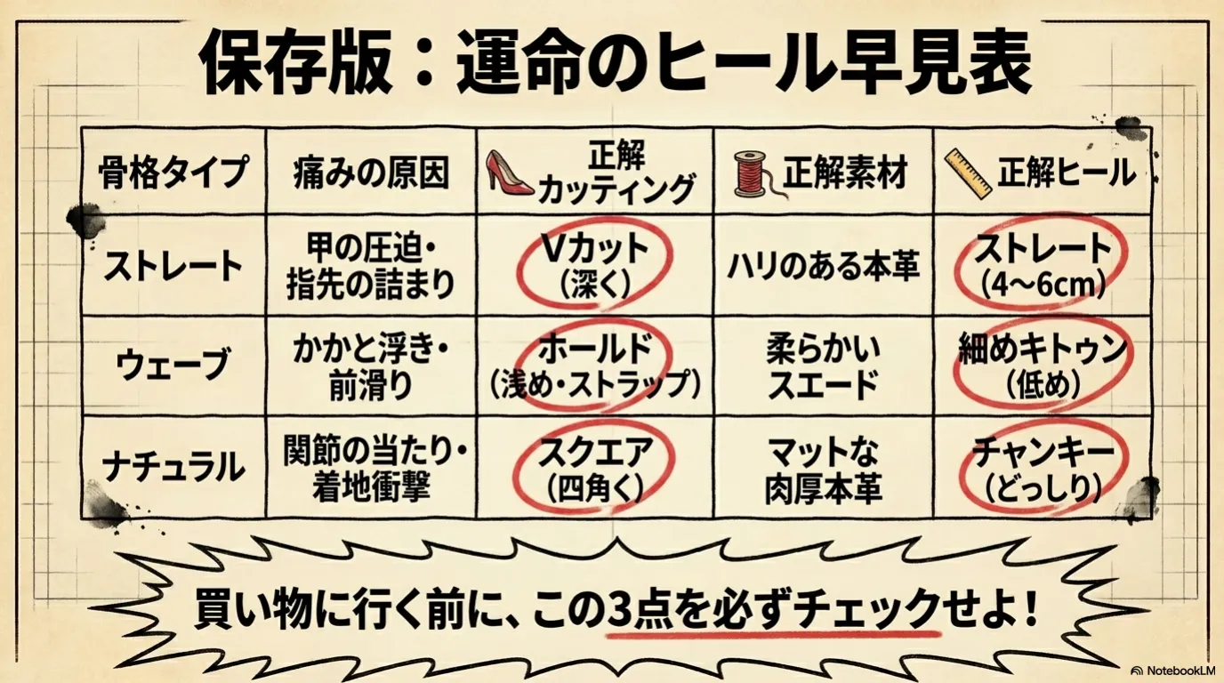 ヒール三選び（11）