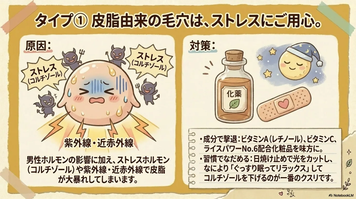 毛穴の4タイプと保湿（6）