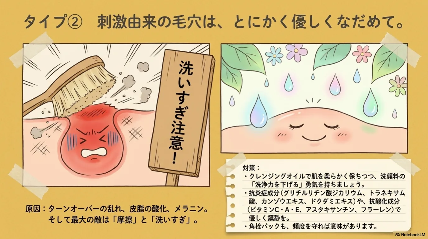 毛穴の4タイプと保湿（7）