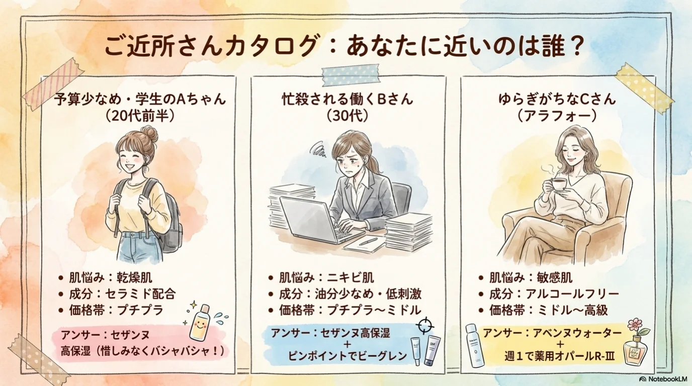 化粧水三軸選び（11）