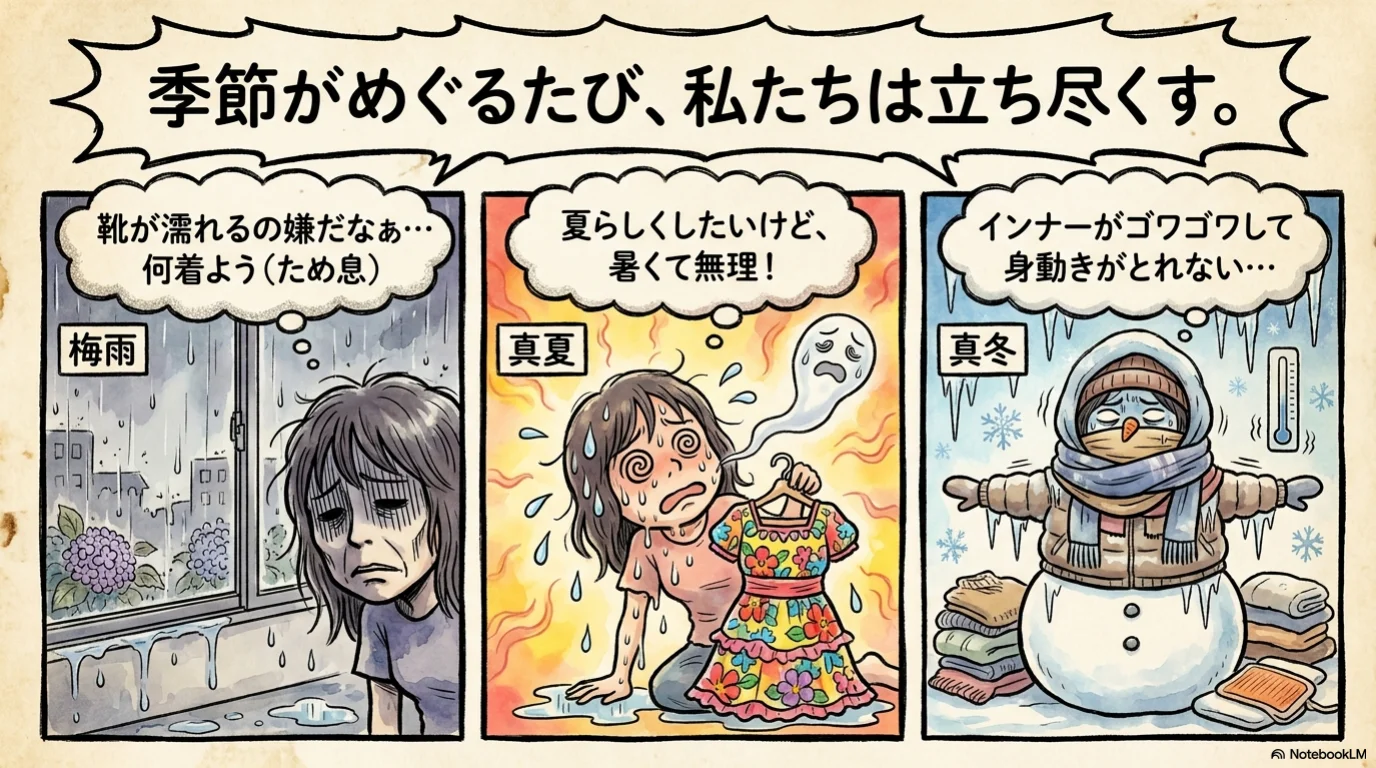 季節別ファッション三軸（2）