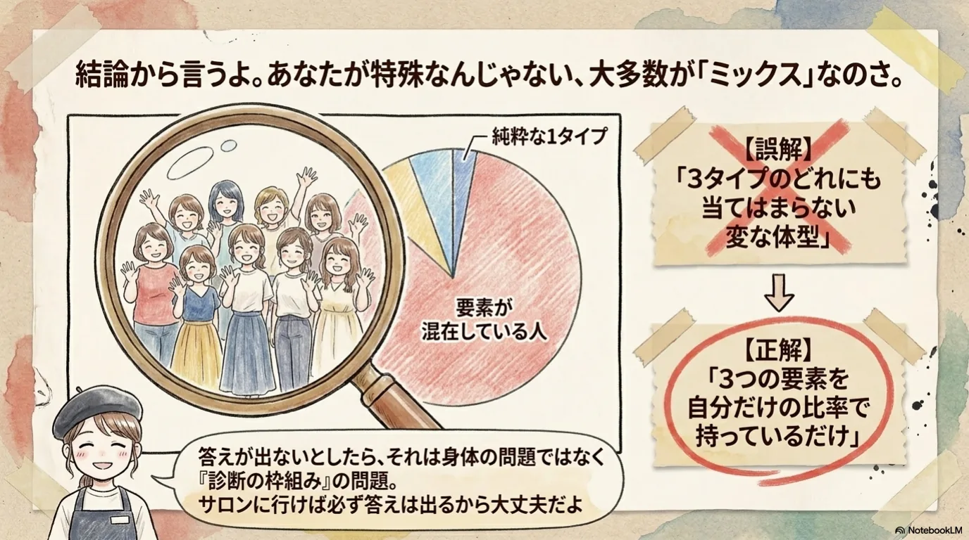 骨格診断、どのタイプにも当てはまらない（3）