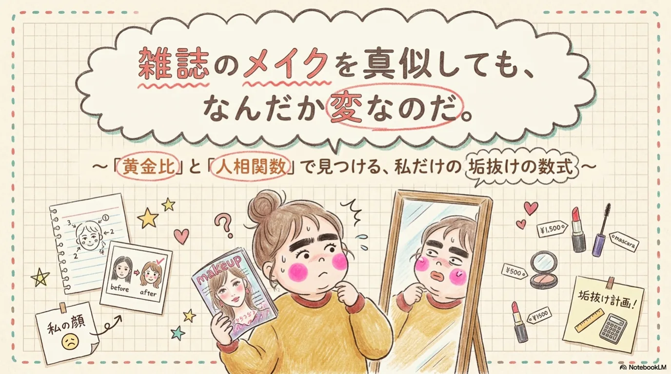黄金比メイクと「人相関数」