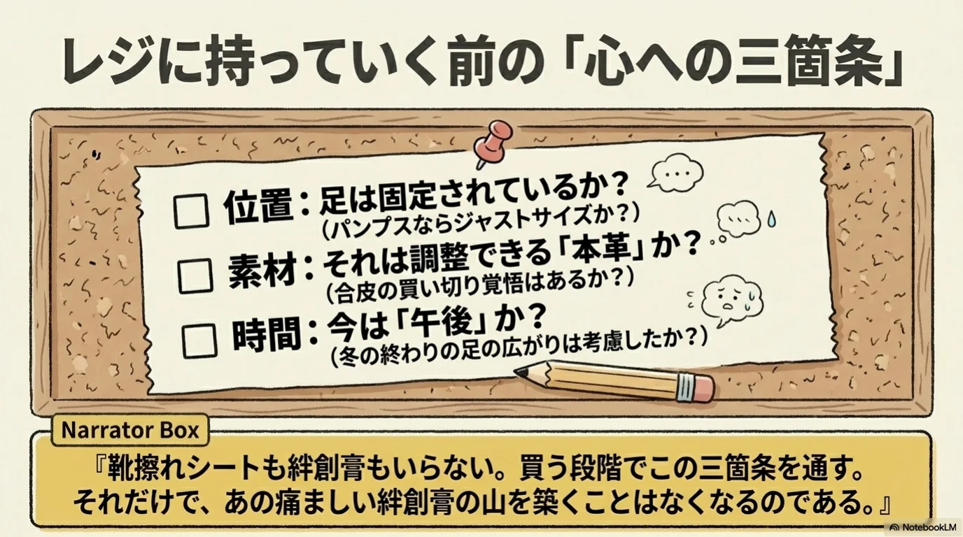 靴擦れ三原則（14）