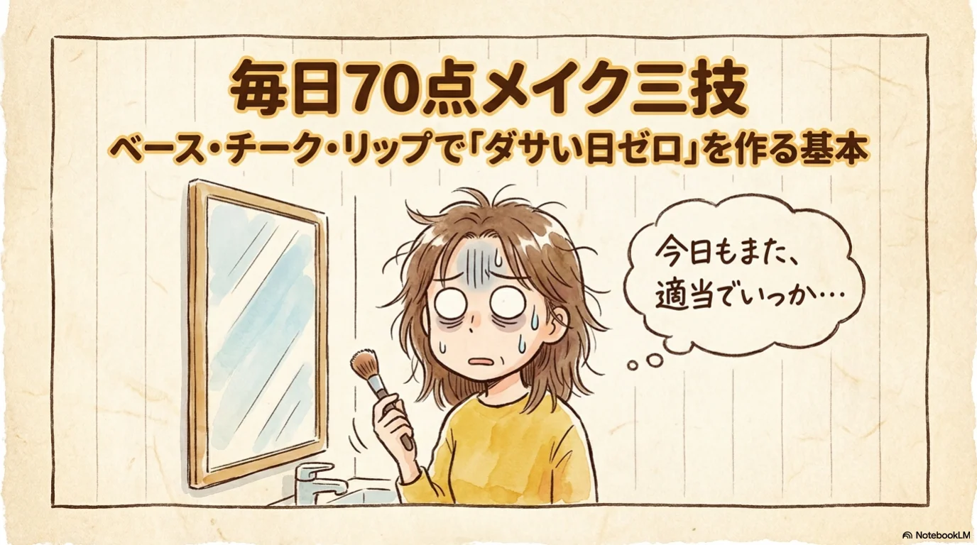 毎日70点メイク三技