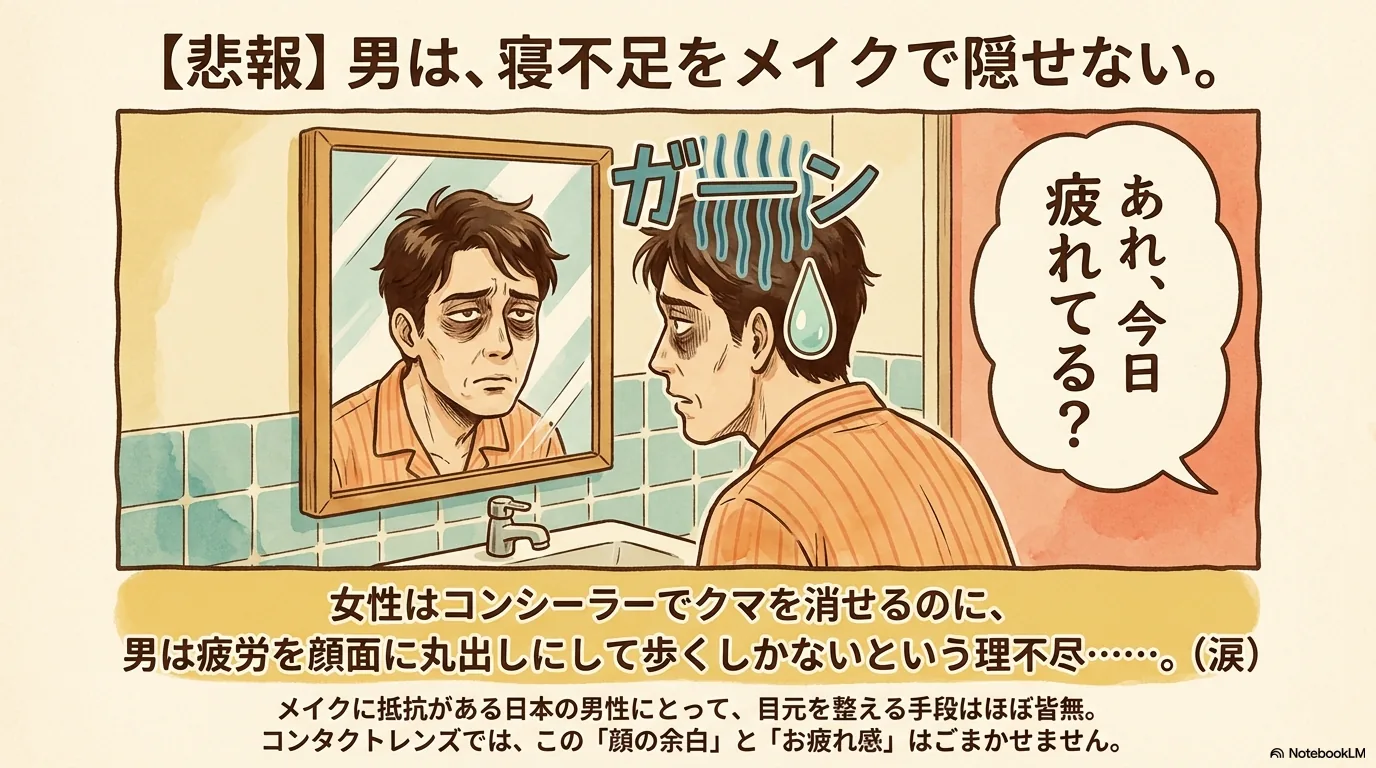男性こそメガネで目元の印象を整えるイメージ