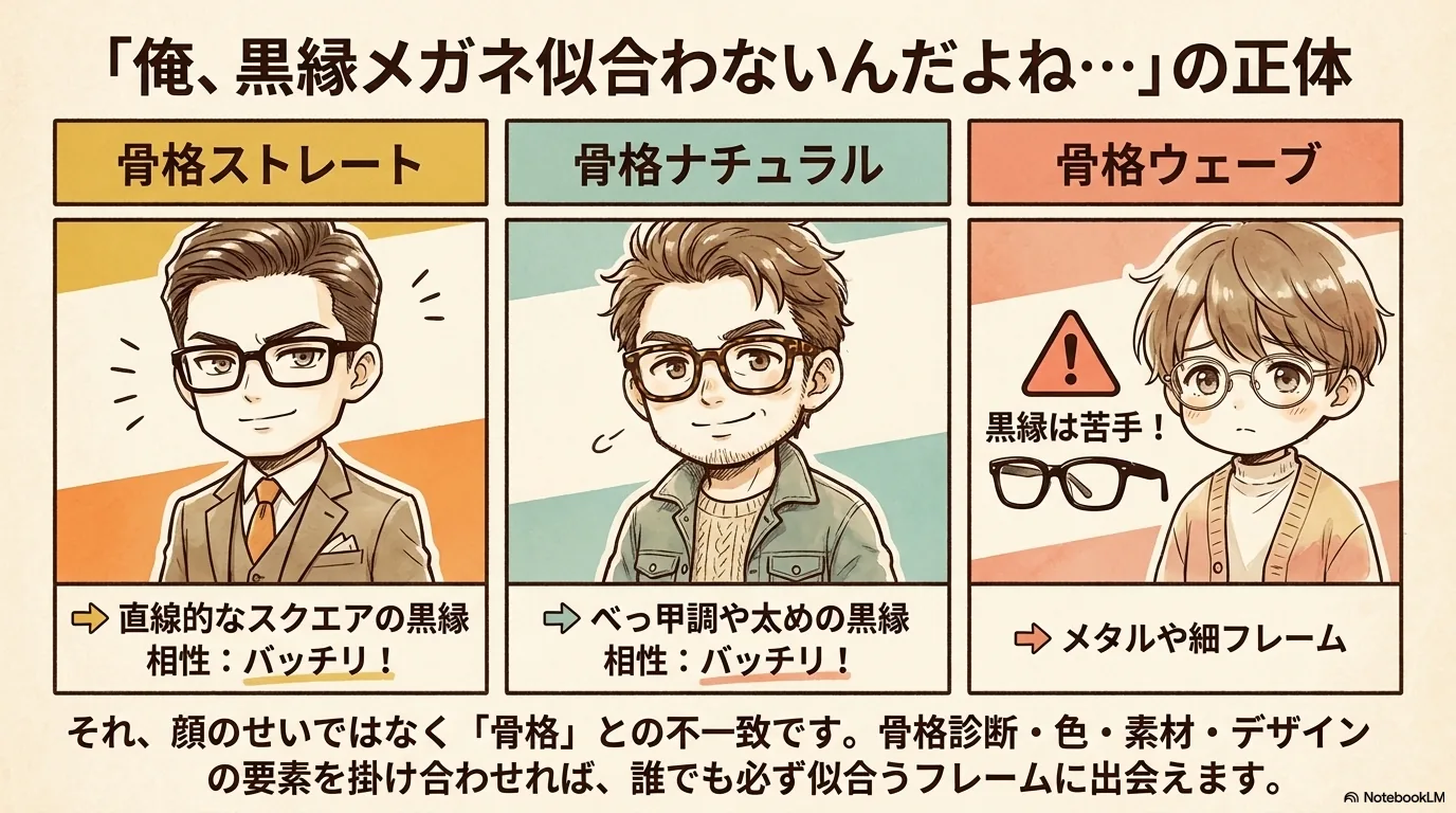 ショッピング同行で似合うメガネを選ぶイメージ