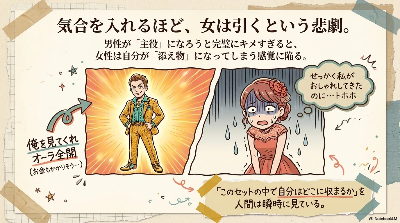 女性と男性のおしゃれの目的の違い