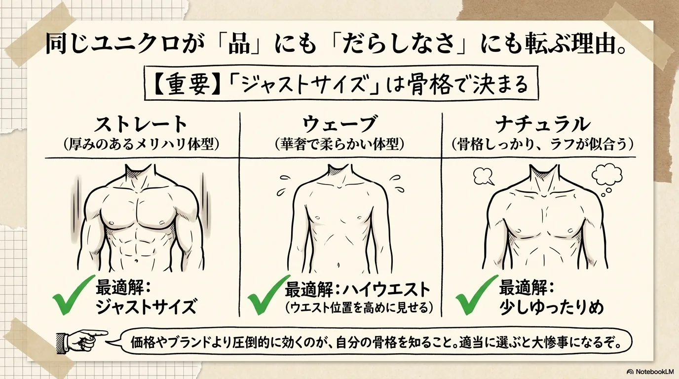 Tシャツの首元にハンカチを差し込む裏ワザ