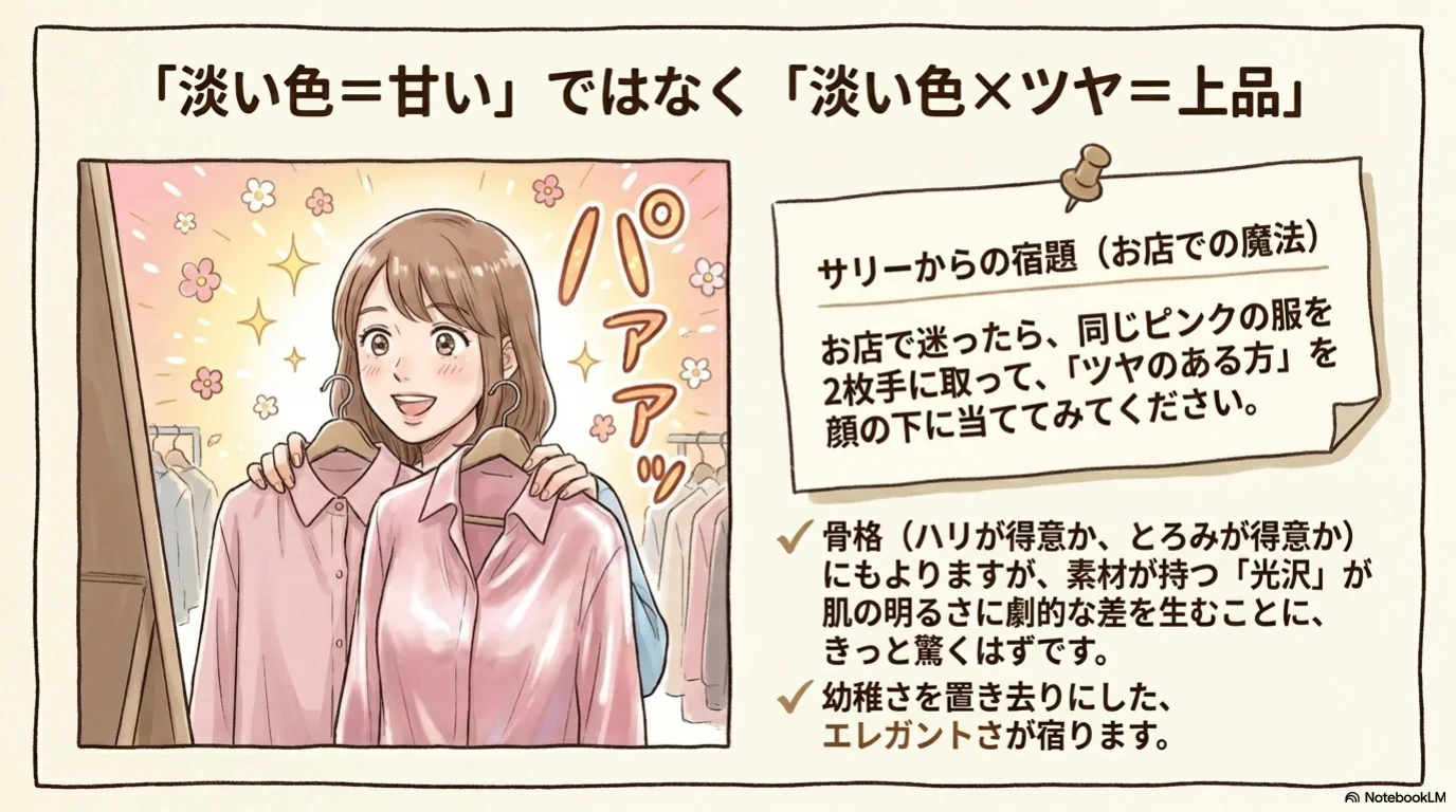 パステル卒業三段階の解説イラスト（9）