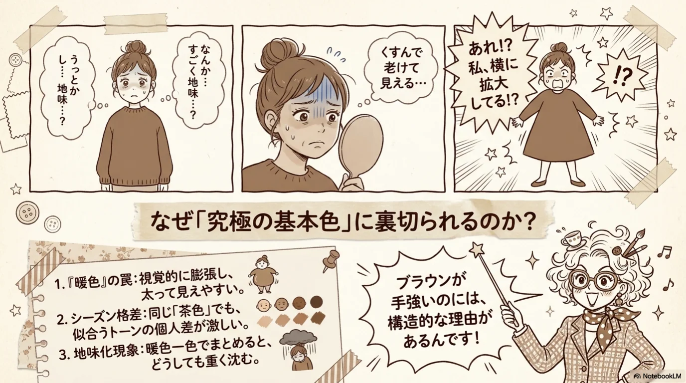 パーソナルカラーブラウン三軸（2）