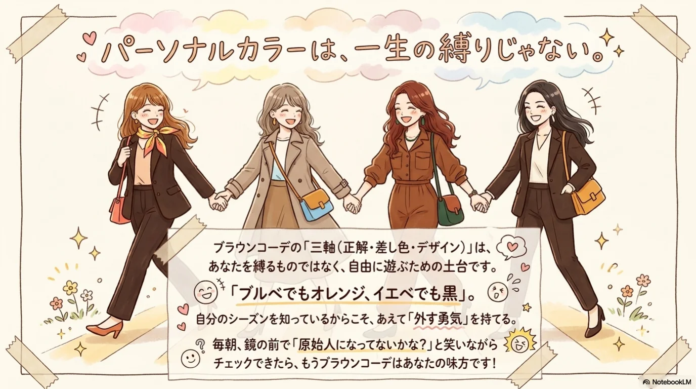 パーソナルカラーブラウン三軸（11）