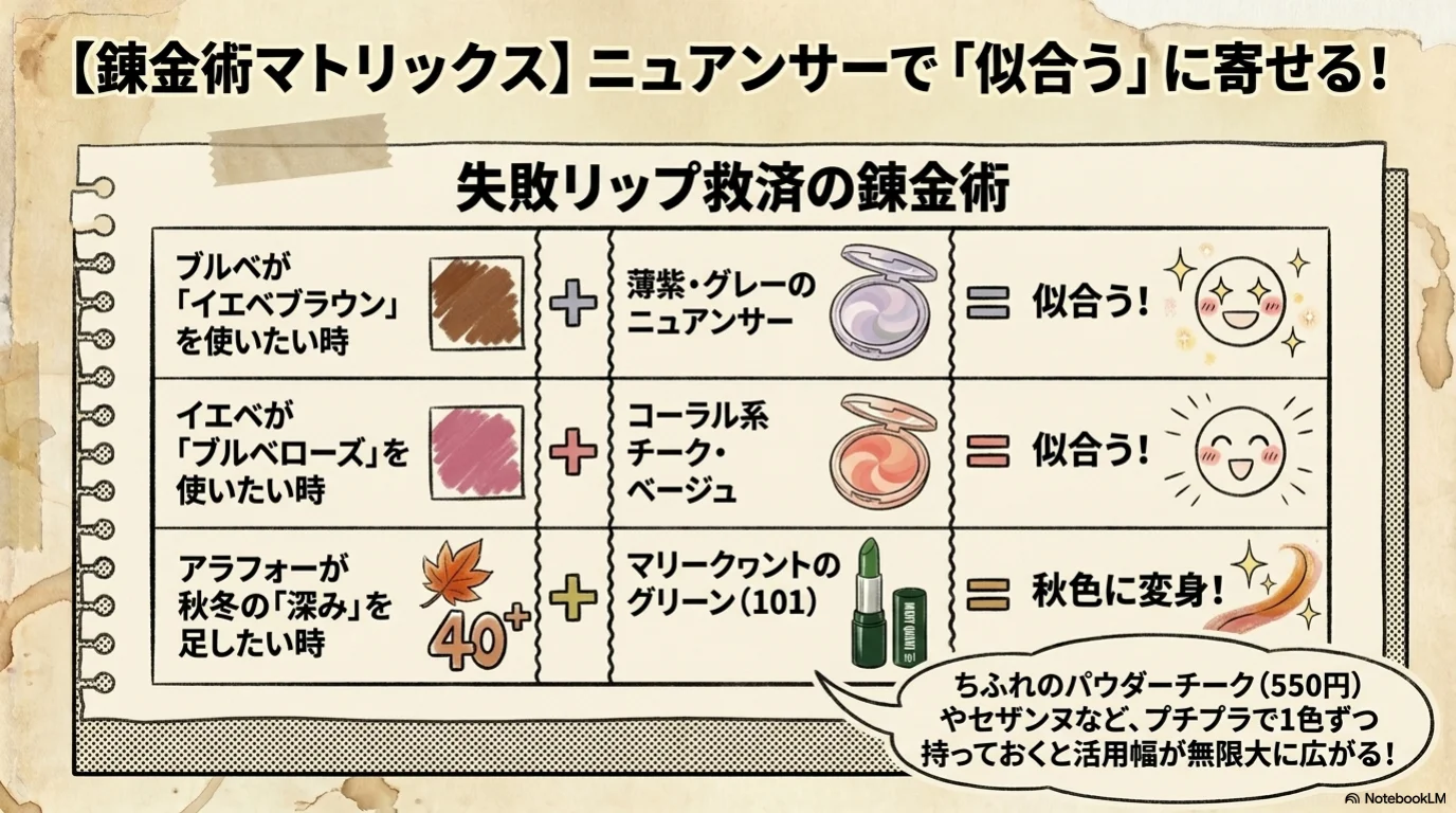 パーソナルカラーリップ三裏技（8）