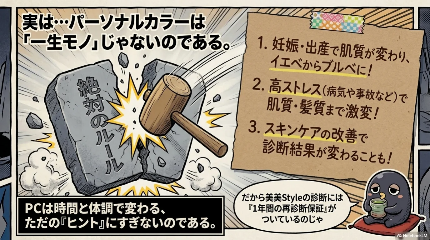 パーソナルカラーは一生モノじゃない（3）