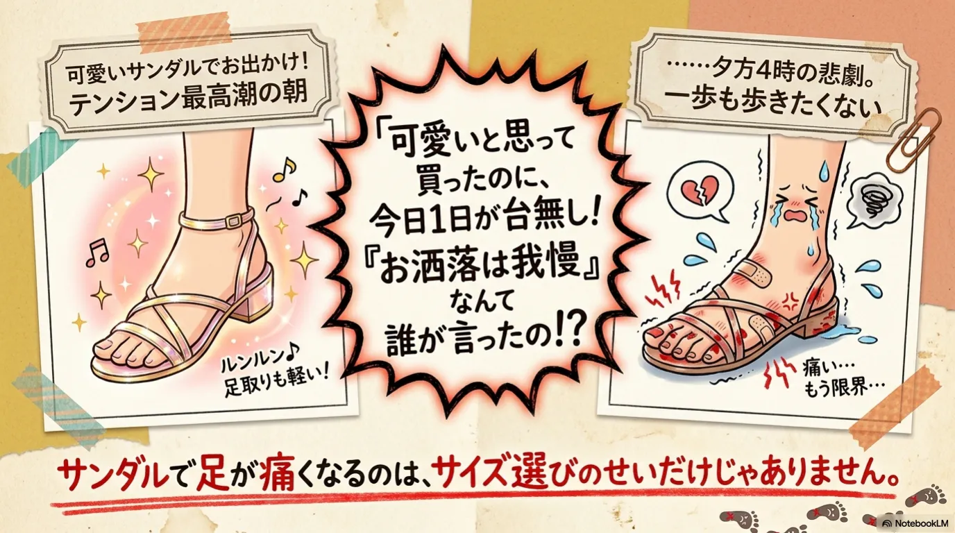 夏サンダル三選び（2）