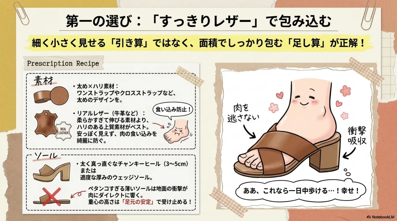 夏サンダル三選び（5）