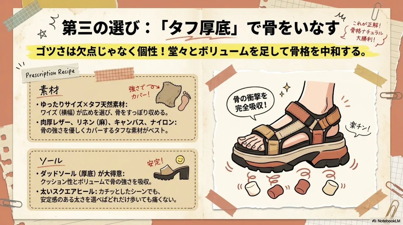 夏サンダル三選び（9）