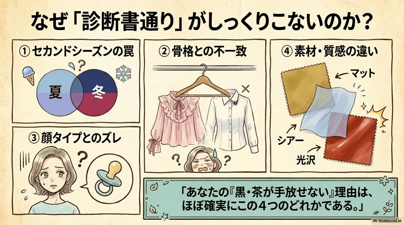 診断を受けたのに似合う気がしない（4）