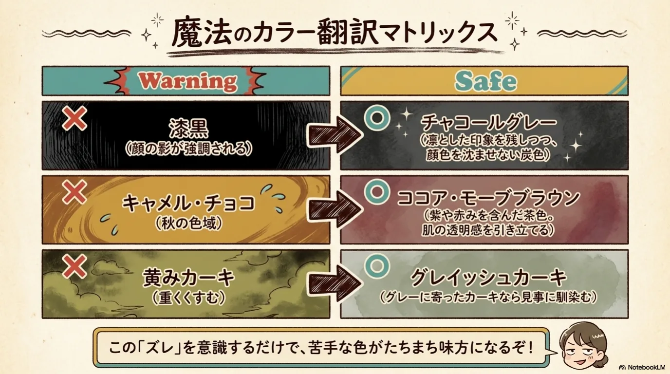 診断を受けたのに似合う気がしない（8）