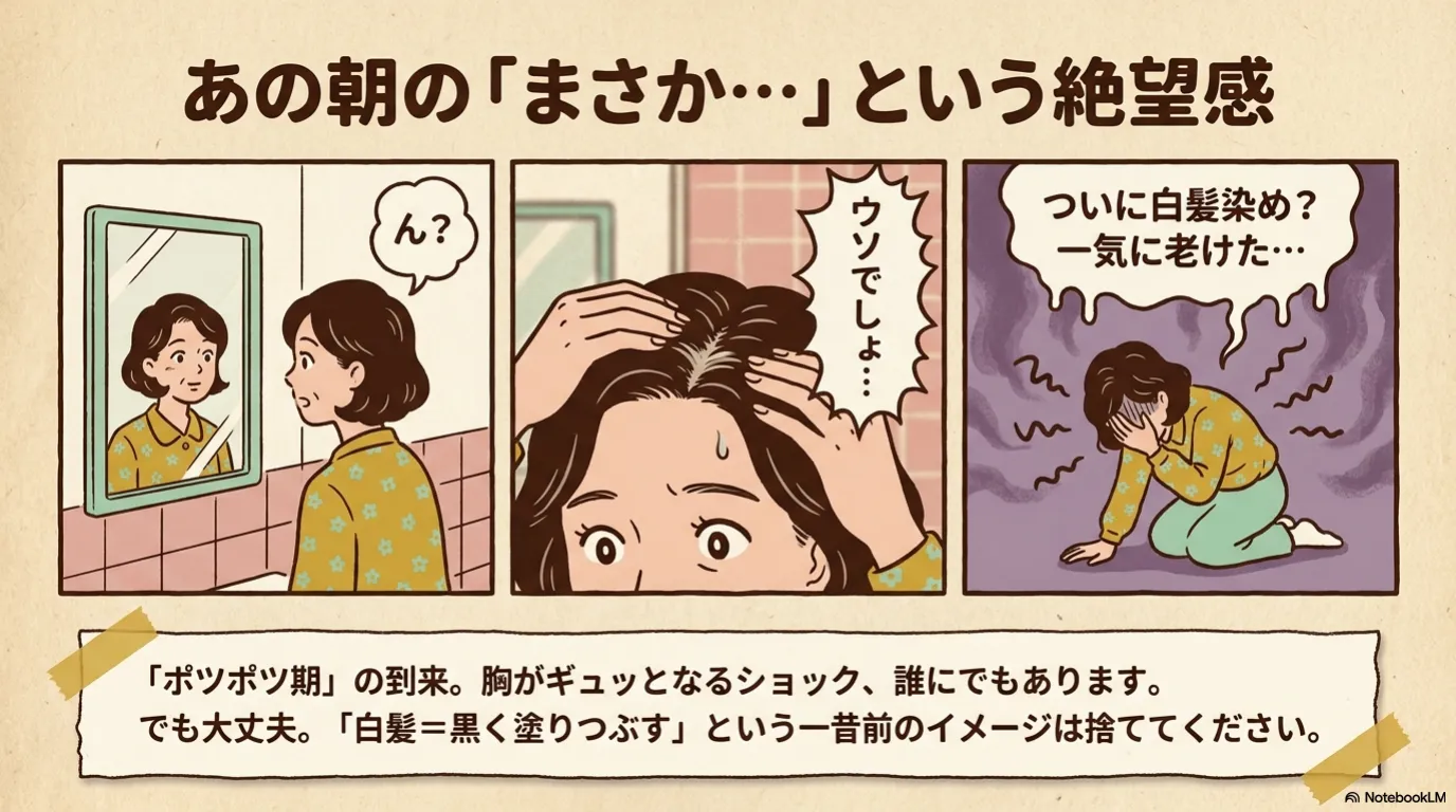 白髪なじませ三手段（2）
