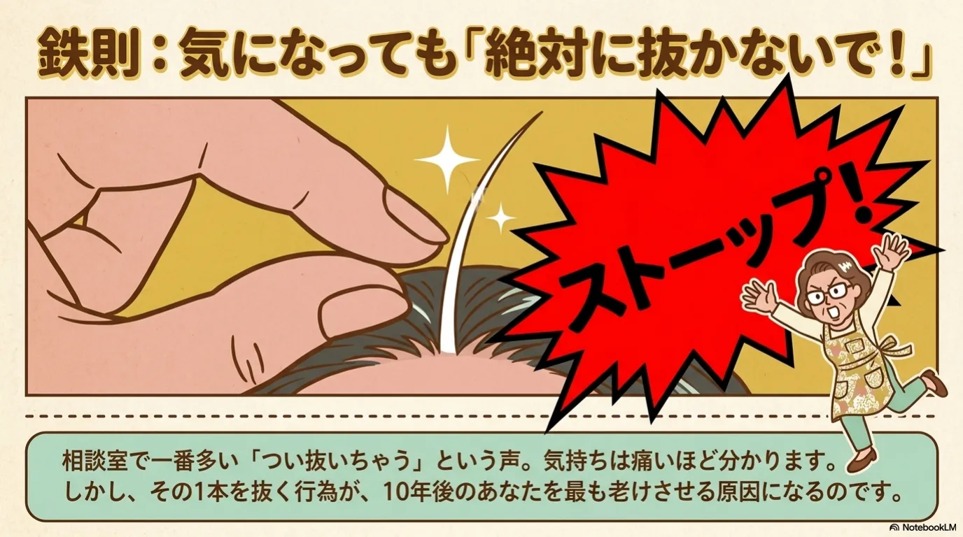 白髪なじませ三手段（3）
