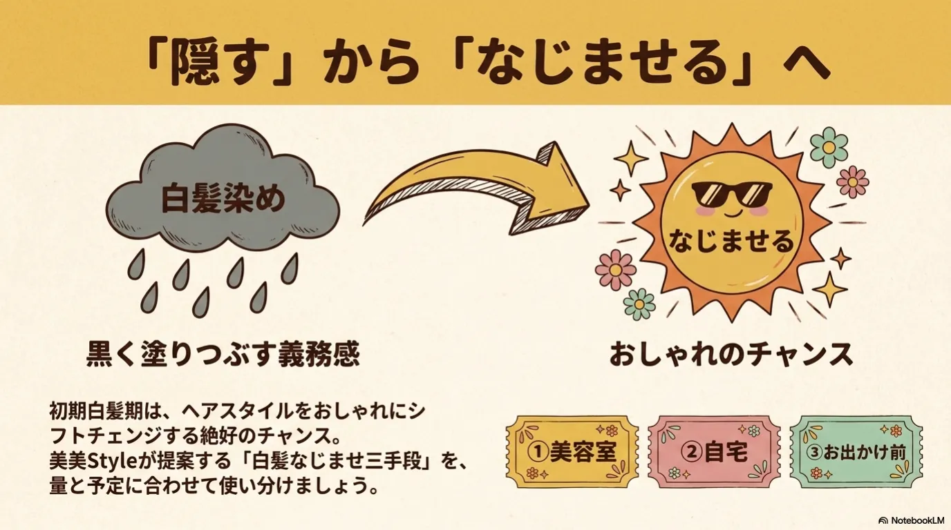 白髪なじませ三手段（5）