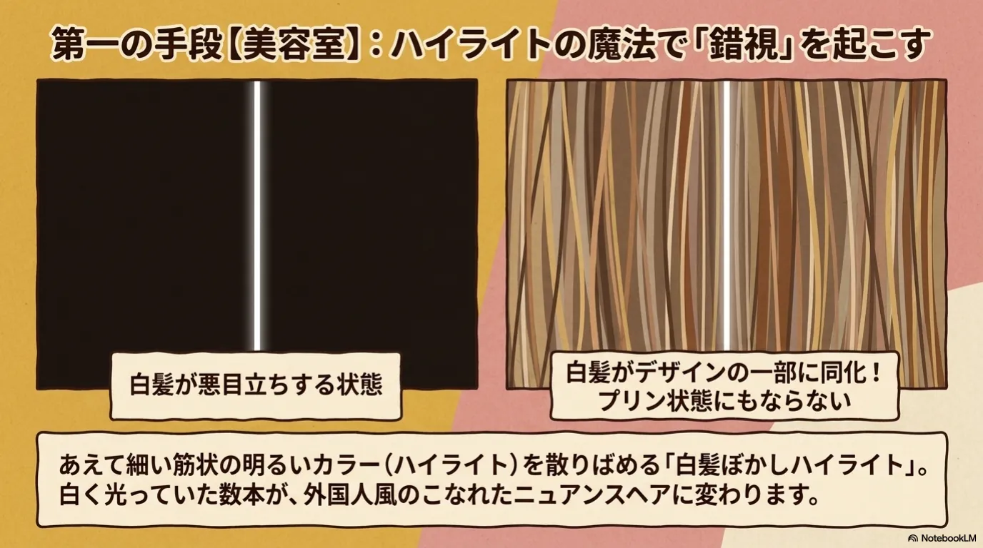 白髪なじませ三手段（6）