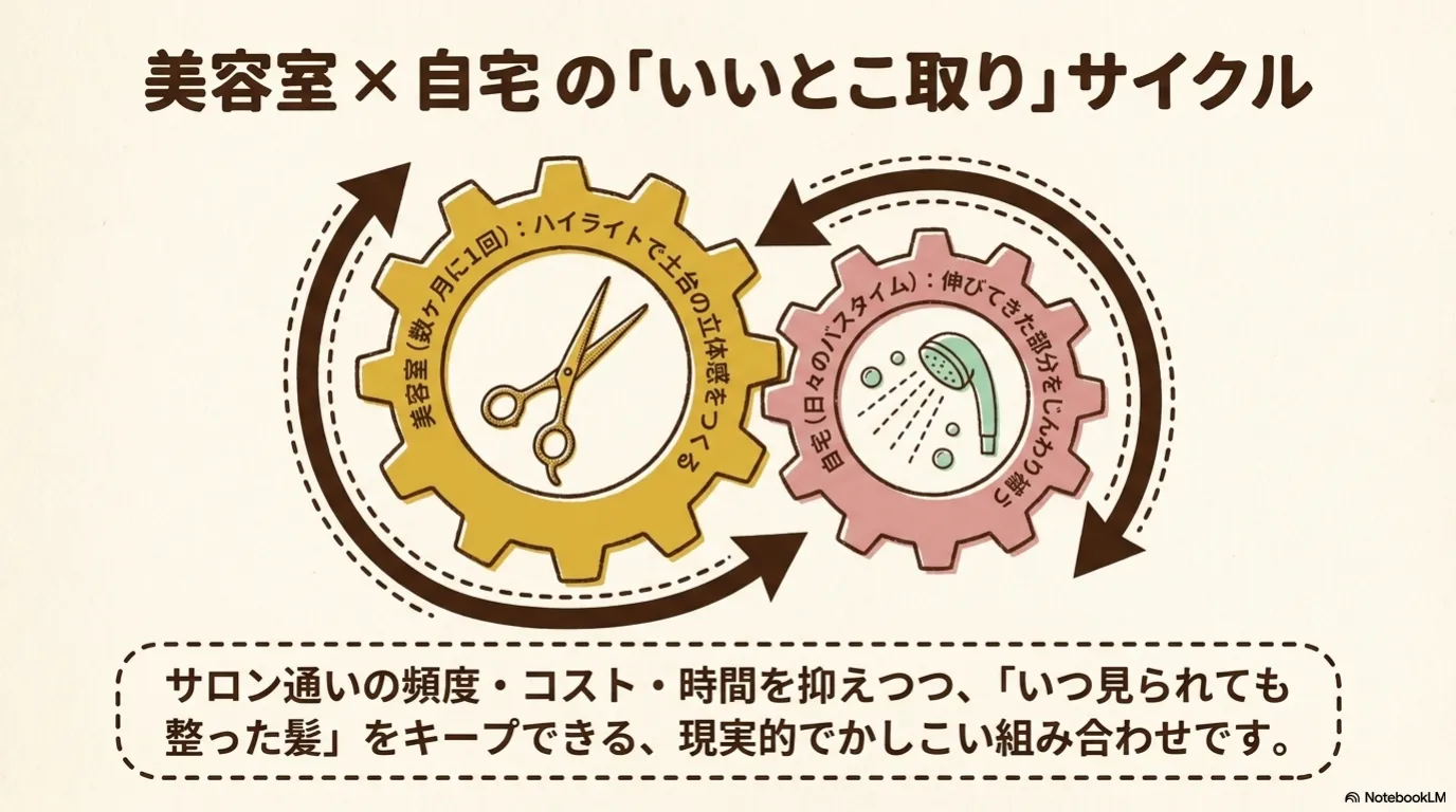 白髪なじませ三手段（9）