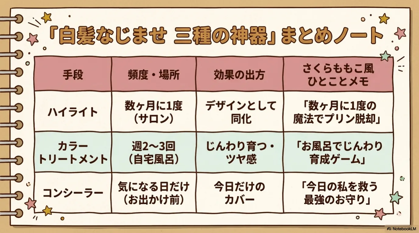白髪なじませ三手段（12）