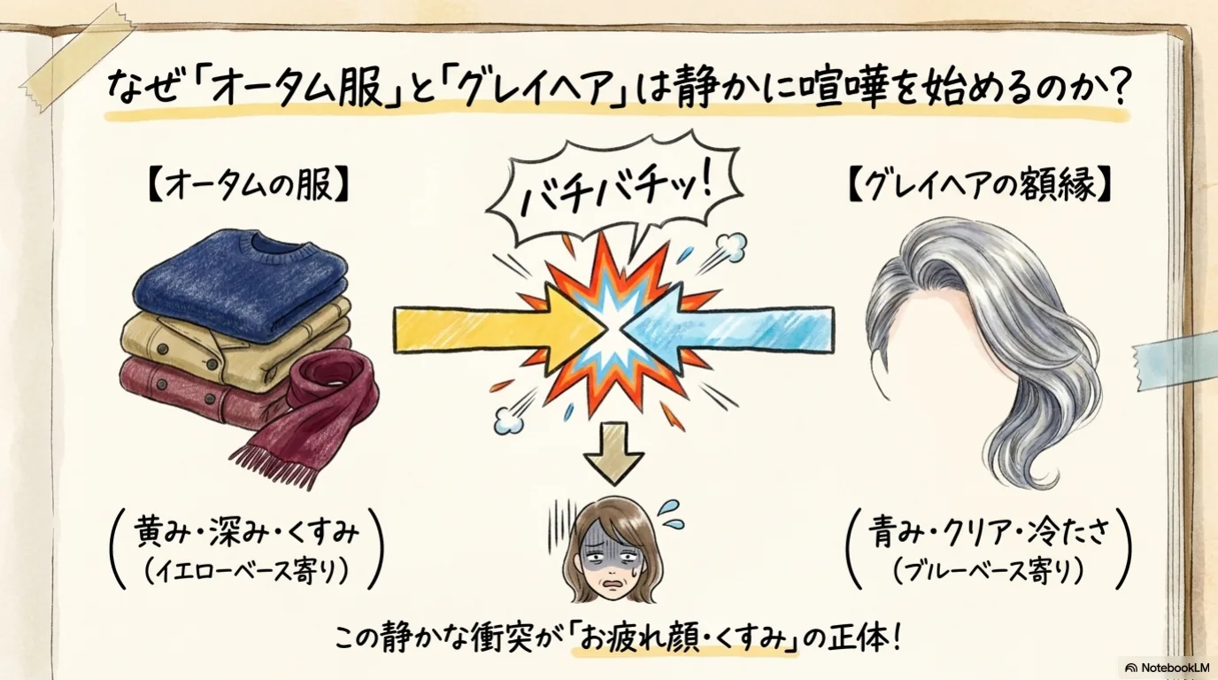 白髪を活かしたら服が似合わなくなった（4）