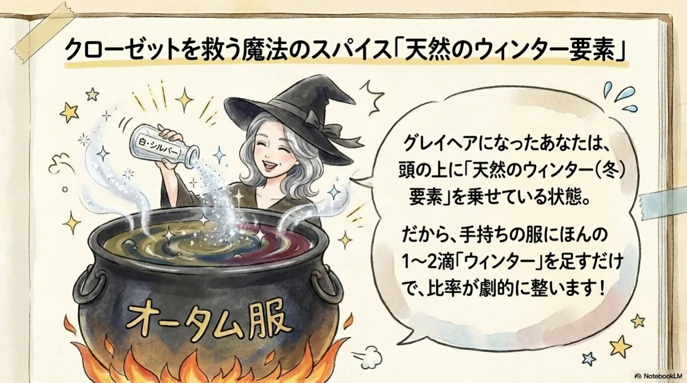 白髪を活かしたら服が似合わなくなった（6）
