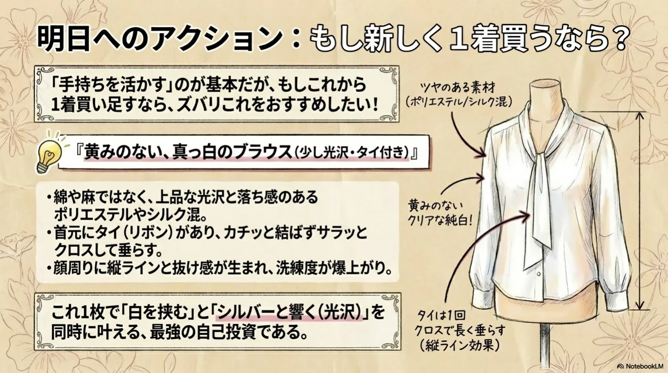 白髪コントラスト三技の解説イラスト（11）