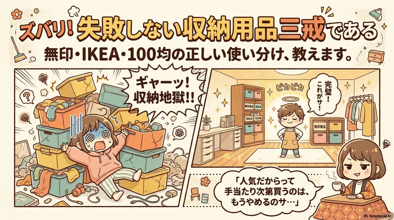 失敗しない収納用品三戒