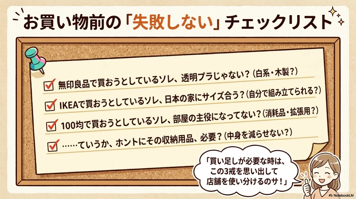 失敗しない収納用品三戒（13）