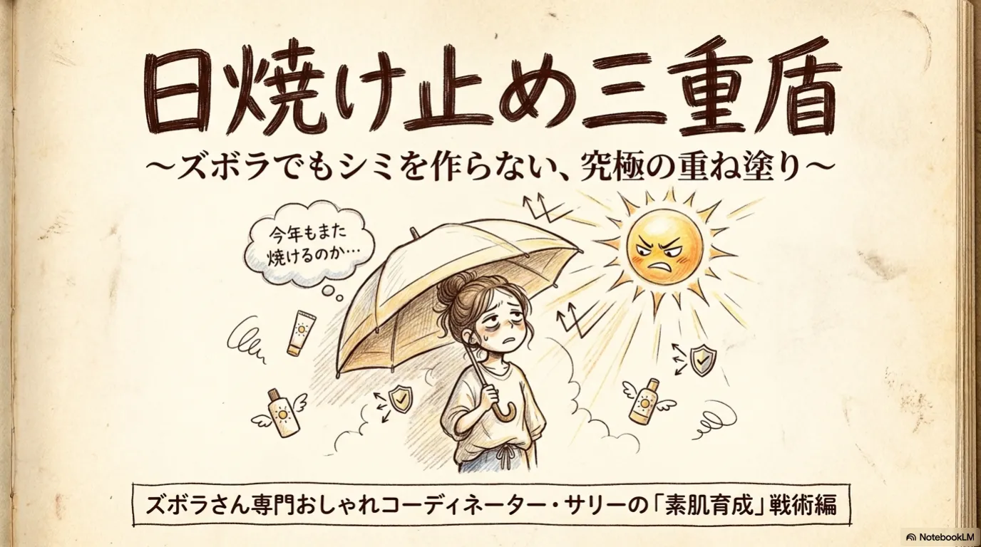 日焼け止め三重盾（1）