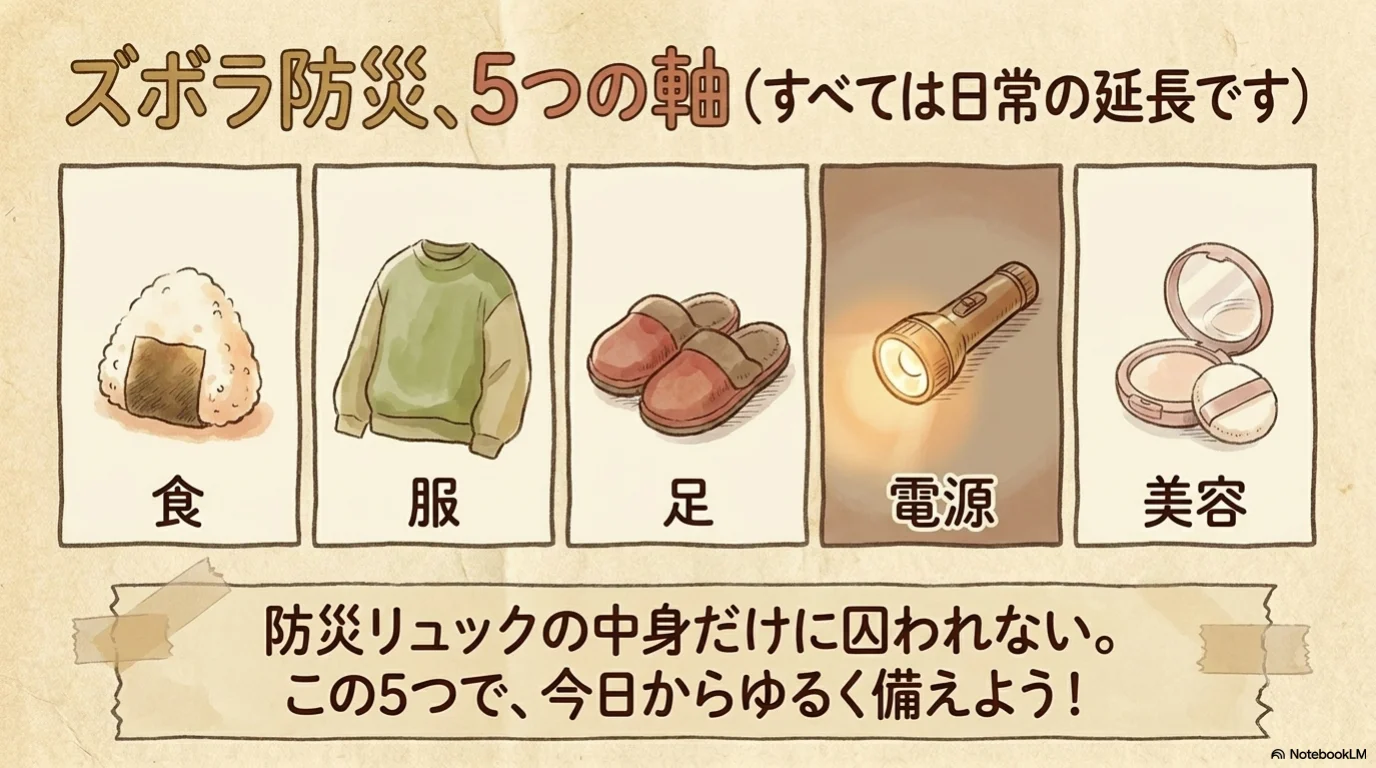 ズボラ防災五軸（4）