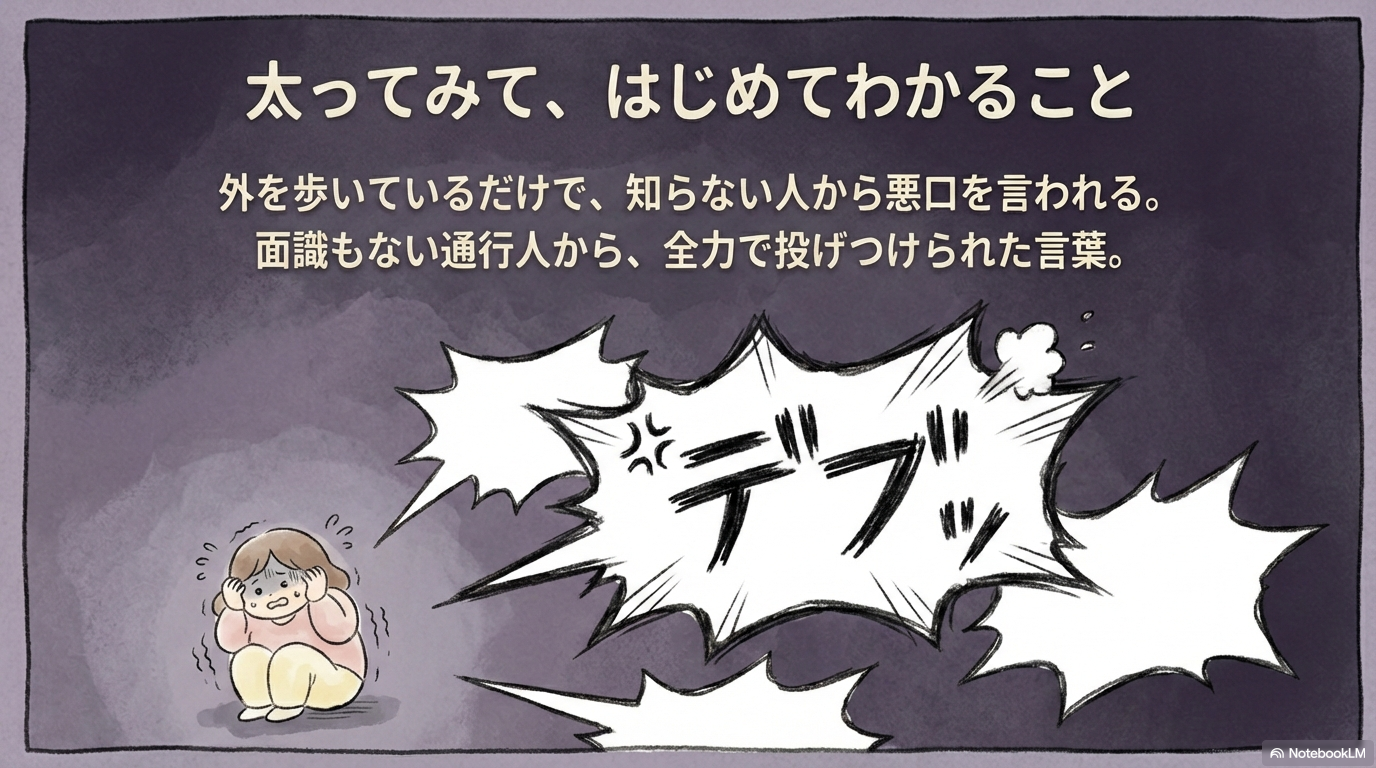 太ってみて、はじめてわかること