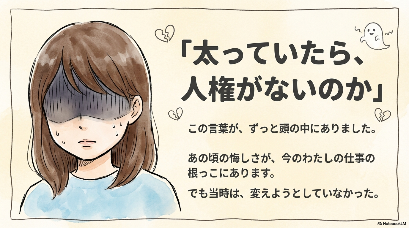 太っていたら、人権がないのか
